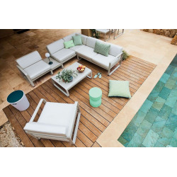Sesselmodul für Sofa Bellevie von Fermob mit Armlehne links