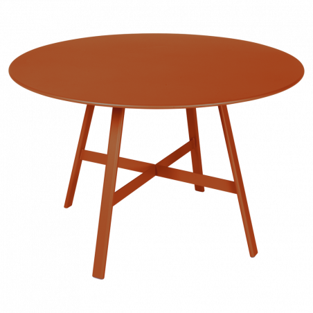 Esstisch So`o von Fermob in Farbe kandierte Orange