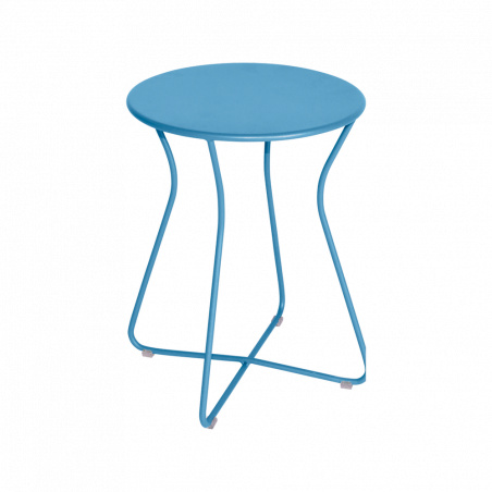 Hoher Hocker Cocotte von Fermob wohndesign Berlin Maya Blau