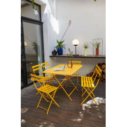 Wetterfeste klappbare Bank Bistro für 2 Personen von Fermob