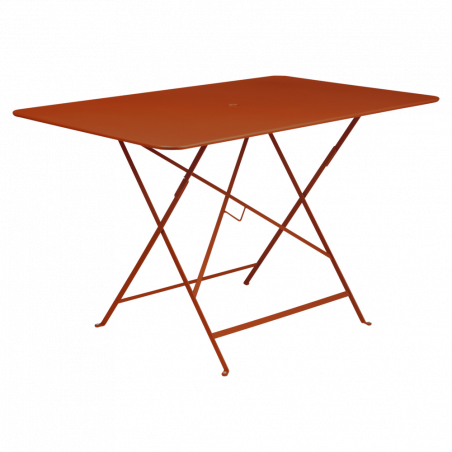 Wetterfester Tisch Bistro in 117cm x 77cm von Fermob in kandierte Orange