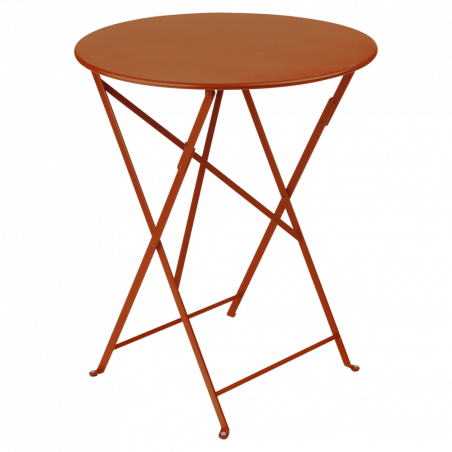 Bistrotisch rund ø 60cm von Fermob in kandierte Orange