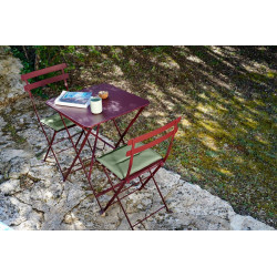 Wetterfester Tisch aus der Reihe Bistro von Fermob in 77cm x 57cm