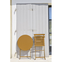 Wetterfester Tisch aus der Reihe Bistro von Fermob in 117cm x 77cm