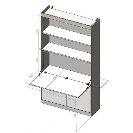 Flai Home Office Schreibtisch von Müller