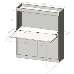 Flai Home Office Schreibtisch von Müller