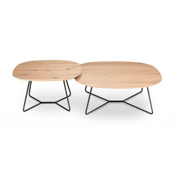 Couchtisch Odin mit Eichenplatte von Cartel