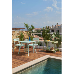Wetterfester Tisch Luxembourg in 80cm x 80cm von Fermob
