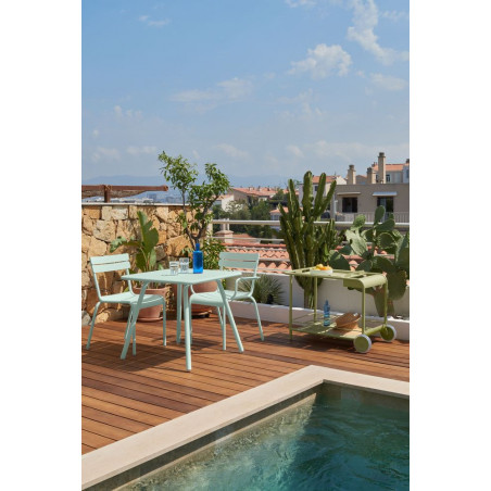 Wetterfester Tisch Luxembourg in 80cm x 80cm von Fermob