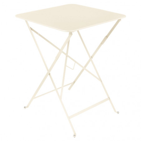 Wetterfester, klappbarer Tisch Bistro von Fermob in Latte-beige