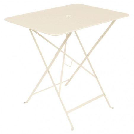 Wetterfeste Bistrotische 77 x 57 cm klappbar Metall fermob Latte-beige