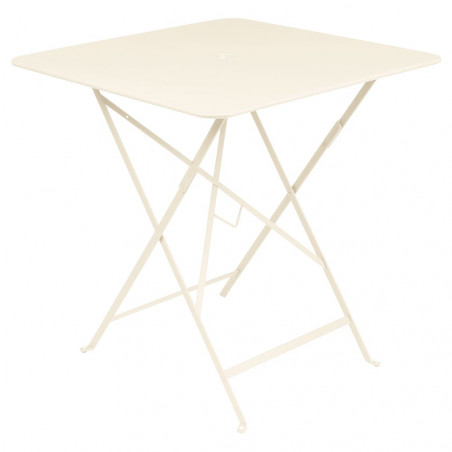 Wetterfester Tisch Bistro in 71cm x 71cm von Fermob in Latte-Beige