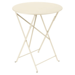 Bistrotisch rund ø 60cm von Fermob in Latte-beige