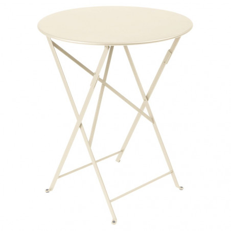 Bistrotisch rund ø 60cm von Fermob in Latte-beige