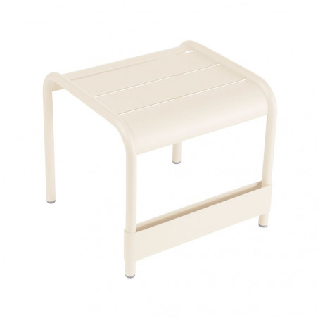 Beistelltisch Luxembourg aus Aluminium von Fermob in Latte beige