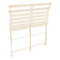 Bistro 2er Bank von Fermob in Latte Beige geklappt