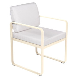 Bellevie Polsterstuhl Fermob wohndesign berlin bezug hellgrau Latte Beige