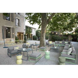 Hocker Bellevie mit Polster für Outdoor von Fermob
