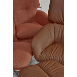 Lodey Sessel Leolux Sessel in Leder mit Lloyd Sessel