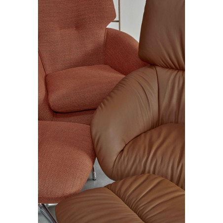 Lodey Sessel Leolux Sessel in Leder mit Lloyd Sessel