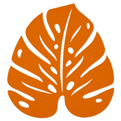 Untersetzer Monstera in Blatt Design von MelleMimijolie und Fermob